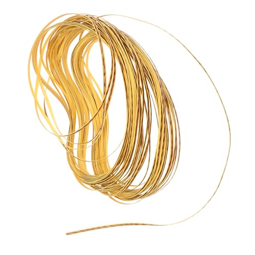 Operitacx Flaches PE Kunststoff Rattan Reparaturmaterial Flexible Strapazierfähige Kunststoffflachrattanbänder für DIY Korbgeflecht Gartenmöbel Stuhl Sofareparatur Wetterbeständig von Operitacx