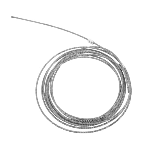 Operitacx Garage Tür Kabel Stahlseil für Garagentor Flexibles Drahtseil für Verschiedene und Senkanwendungen Hohe Haltbarkeit und Zuverlässigkeit von Operitacx