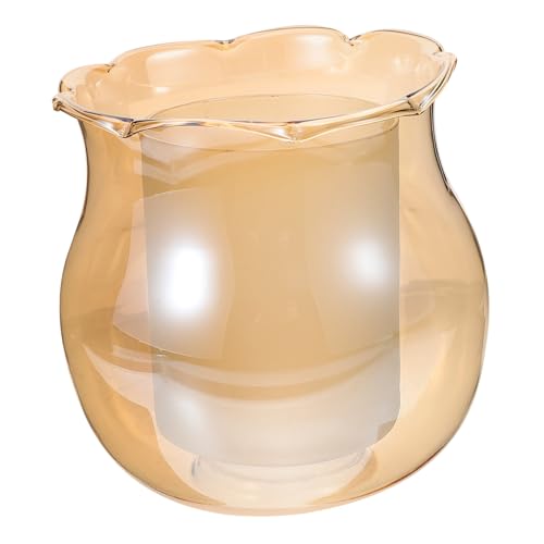 Operitacx Glas Lampenschirm Ersatz Doppelschichtiger Bernsteinfarbener Lampenschirm für Wand Deckenleuchte Kleines Hängelicht mit Einfachem Warmem Licht Leicht Montierbar Dekorativ für Operitacx Glas Lampenschirm Ersatz Doppelschichtiger Bernsteinfarbener Lampenschirm für Wand Deckenleuchte Kleines Hängelicht mit Einfachem Warmem Licht Leicht Montierbar Dekorativ für von Operitacx