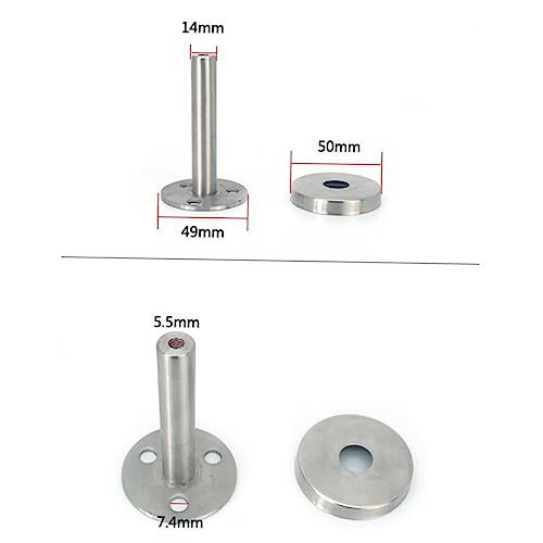 Operitacx Glashalter mit Stützstange Robuster Glasschrauben Klammerclip für Bildschirm Geländer Trennwand Einfache Montage Langlebige Glasbefestigung Operitacx Glashalter mit Stützstange Robuster Glasschrauben Klammerclip für Bildschirm Geländer Trennwand Einfache Montage Langlebige Glasbefestigung von Operitacx