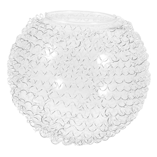 Operitacx Glaskugel Lampenschirm Ersatz Transparente Glasabdeckung für Pendelleuchten Ømm Elegantes Design für Tisch und Deckenlampen Stilvolle Wohnzimmerdekoration von Operitacx