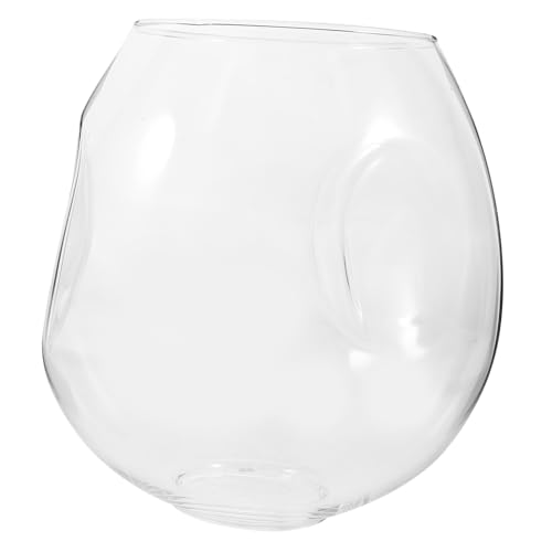 Operitacx Glaskugel Lampenschirm Transparent Handgefertigter Ersatz für Leuchten Ovaler Glasschirm für Deckenlampen für Schlafzimmer Wohnzimmer Hochwertiges von Operitacx