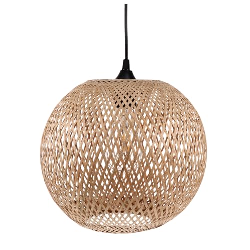Operitacx Hängeleuchte Handgewebt Natürliche Deckenleuchte Rattan Pendelleuchte Chinesischer Stil Lampen Wohnzimmer Schlafzimmer Operitacx Hängeleuchte Handgewebt Natürliche Deckenleuchte Rattan Pendelleuchte Chinesischer Stil Lampen Wohnzimmer Schlafzimmer von Operitacx
