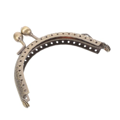 Operitacx Halbrunder Metall Taschenschloss mit Prägung Robuster Handtaschenverschluss für DIY Geldbörsen Langlebiger Rostbeständiger Münztaschenrahmen Stilvolles Zubehör für Operitacx Halbrunder Metall Taschenschloss mit Prägung Robuster Handtaschenverschluss für DIY Geldbörsen Langlebiger Rostbeständiger Münztaschenrahmen Stilvolles Zubehör für von Operitacx