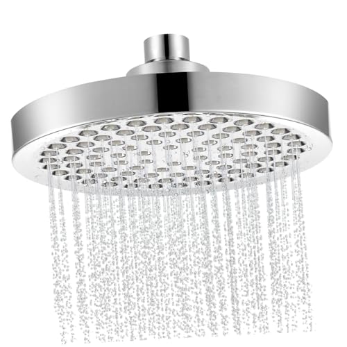 Operitacx Hochdruck Duschkopf Rund mit Verstellbarem Messing Kugelgelenk Wasserfall Funktion Fester Brausekopf für Badezimmer und Hotel Einfach Neigbar Leistungsstark Niedrigem Wasserdruck Operitacx Hochdruck Duschkopf Rund mit Verstellbarem Messing Kugelgelenk Wasserfall Funktion Fester Brausekopf für Badezimmer und Hotel Einfach Neigbar Leistungsstark Niedrigem Wasserdruck von Operitacx