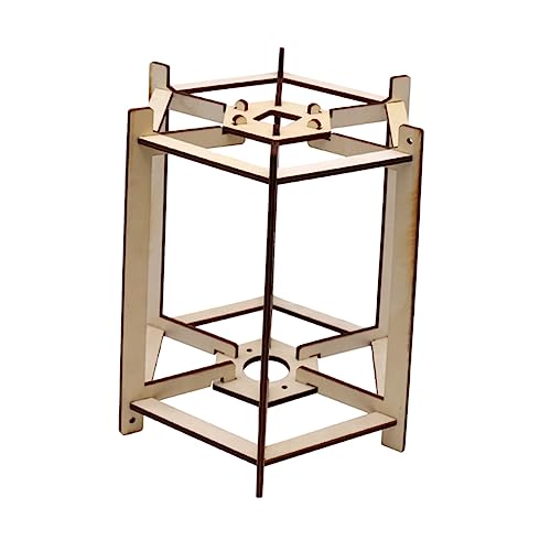 Operitacx Holz Laternenständer Diy Lampenrahmen Vintage Sechseckiger Lampenständer für Tisch und Pendelleuchten für Kreative Projekte Wohnräumen Cafés und Restaurants Operitacx Holz Laternenständer Diy Lampenrahmen Vintage Sechseckiger Lampenständer für Tisch und Pendelleuchten für Kreative Projekte Wohnräumen Cafés und Restaurants von Operitacx