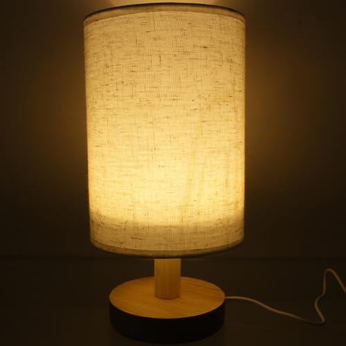 Operitacx Holz Tischlampe Dimmbar mit Stoffschirm Minimalistische Nachttischlampe für Schlafzimmer Wohnzimmer Büro USB LED Fach Dimmbar Sanfte Beleuchtung für Entspannte Abende Operitacx Holz Tischlampe Dimmbar mit Stoffschirm Minimalistische Nachttischlampe für Schlafzimmer Wohnzimmer Büro USB LED Fach Dimmbar Sanfte Beleuchtung für Entspannte Abende von Operitacx