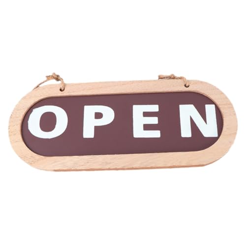 Operitacx Holz Wendeschild Open Closed Doppelseitiges Türschild für Geschäft Hängeschild für Restaurant Bar Retro Design Einfach Aufzuhängen Vielseitig Einsetzbar Operitacx Holz Wendeschild Open Closed Doppelseitiges Türschild für Geschäft Hängeschild für Restaurant Bar Retro Design Einfach Aufzuhängen Vielseitig Einsetzbar von Operitacx