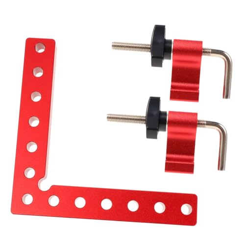 Operitacx Holzarbeit Winkelspanner Aluminiumlegierung Eckklemme mit Starker Klemmkraft Präzise Positionierung Kompakt Leicht für Heimwerker Operitacx Holzarbeit Winkelspanner Aluminiumlegierung Eckklemme mit Starker Klemmkraft Präzise Positionierung Kompakt Leicht für Heimwerker von Operitacx