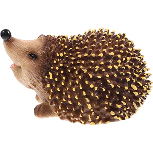 Operitacx Igel-Statue Mini-Igel-Ornament Igel Gartenfiguren Igel Figur Spielzeug Miniatur Igel Gartenzwerg Igel Deko Figuren Igel Skulptur Igel-skulptur Minifigur Ornamente Plastik Kind Fest von Operitacx