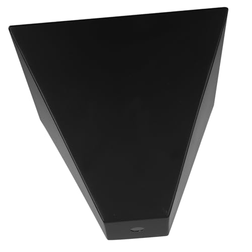 Operitacx Industrieller Metall Lampenschirm aus Robustem Eisen Vierseitiges Design mit Gefalteten Kanten Kompatibel als Ersatz für Pendelleuchten und Wandleuchten Modernes Vintage von Operitacx