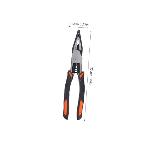 Operitacx Industriequalität Präzisions-spitzzange aus Vanadium-stahl Multifunktionale Abisolierzange mit Ergonomischem Anti-rutsch-griff Geeignet für Elektriker DIY Schmuckherstellung und von Operitacx
