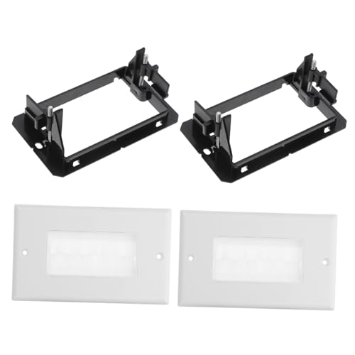 Operitacx Kabelwandplatte mit Bürstenöffnung und Montagerahmen Kabeldurchführung für Büro und Zuhause Einfache Installation Moderne Kabelmanagementlösung Operitacx Kabelwandplatte mit Bürstenöffnung und Montagerahmen Kabeldurchführung für Büro und Zuhause Einfache Installation Moderne Kabelmanagementlösung von Operitacx