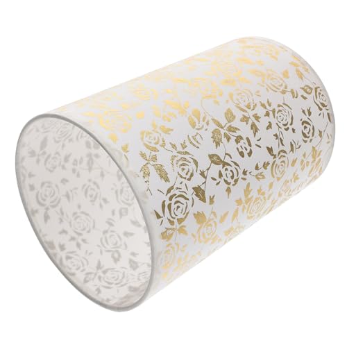 Operitacx Kleiner Lampenschirm Goldene Rosenoptik Stoffschirm für Tischlampe Modernes Muster Einfache Montage Geeignet für Wohnzimmer Schlafzimmer Büro Operitacx Kleiner Lampenschirm Goldene Rosenoptik Stoffschirm für Tischlampe Modernes Muster Einfache Montage Geeignet für Wohnzimmer Schlafzimmer Büro von Operitacx