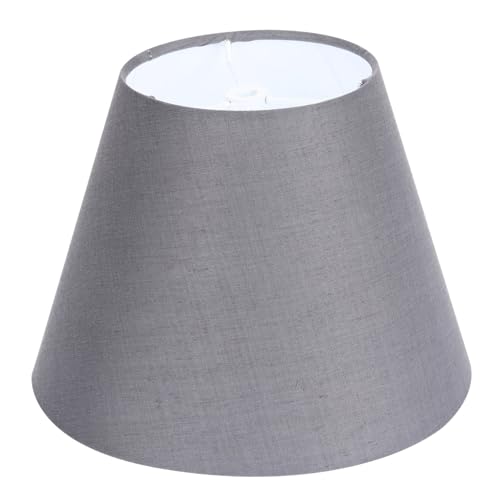 Operitacx Kleiner Lampenschirm aus Stoff Fassung Eleganter Vintage Stil Atmungsaktiver Leinenstoff für Schlafzimmer Wohnzimmer Deckenleuchte und Stehlampe Dunkelgrau Einzeln Verpackt Operitacx Kleiner Lampenschirm aus Stoff Fassung Eleganter Vintage Stil Atmungsaktiver Leinenstoff für Schlafzimmer Wohnzimmer Deckenleuchte und Stehlampe Dunkelgrau Einzeln Verpackt von Operitacx
