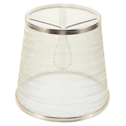 Operitacx Kleiner Lampenschirm aus Stoff mit Clip design Kompatibel für Decken Tisch Steh Wandleuchten Dekorative Lichtabdeckung für Warmes Licht Schützender Lampenschirm für Glühbirnen von Operitacx