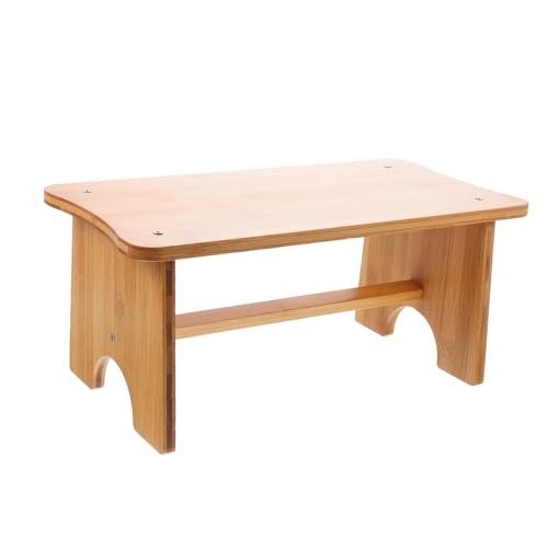 Operitacx Kleiner Rutschfester Holz Fußhocker für Erwachsene und Ergonomischer Fußtritt für Büro und Zuhause Praktischer Tragbarer Fußstützschemel für Komfortables Sitzen Operitacx Kleiner Rutschfester Holz Fußhocker für Erwachsene und Ergonomischer Fußtritt für Büro und Zuhause Praktischer Tragbarer Fußstützschemel für Komfortables Sitzen von Operitacx