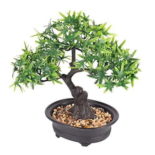 Künstlicher Bonsai-Baum, kleine künstliche Pflanzen, Wacholder, künstliche Topfpflanze, Schreibtisch-Display, Baum, japanische Kiefer, Bonsai, Pflanzendekoration für Zuhause, Büro, Fensterbank, von Operitacx