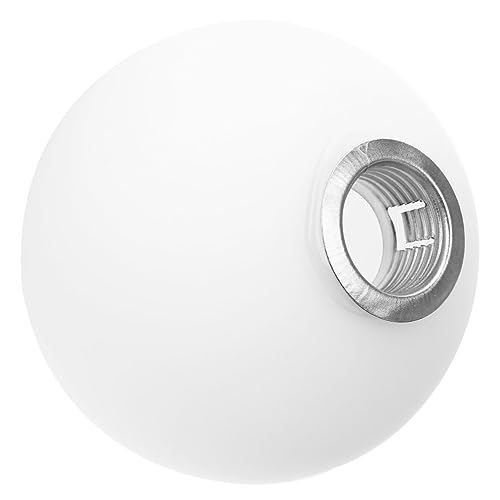 Operitacx Kugelförmiger Glaslampenschirm Milchig Mattes Design Ersatz für Pendelleuchten und Tischlampen für Wohnzimmer Schlafzimmer und von Operitacx