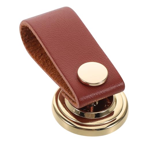 Operitacx Kunstleder Möbelgriff Einloch Schrankgriff Eleganter Moderner Ziergriff für Kleiderschrank Schuhschrank Türgriff in Hellbraun für Wohnmöbel Operitacx Kunstleder Möbelgriff Einloch Schrankgriff Eleganter Moderner Ziergriff für Kleiderschrank Schuhschrank Türgriff in Hellbraun für Wohnmöbel von Operitacx