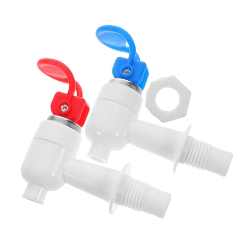 Operitacx Kunststoff Wasserhahn Pressventil Wasserspender Auslauf Tropfsicher für Heiß Kaltwasser Haushalt Büro Getränkespender Zubehör von Operitacx
