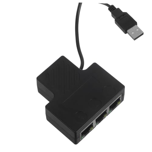 Operitacx LAN-Splitter Für Ethernet-Kabel, Gigabit-LAN-Adapter Mit USB-stromkabel, LAN-verteiler Für Gleichzeitigen Zugriff von Operitacx