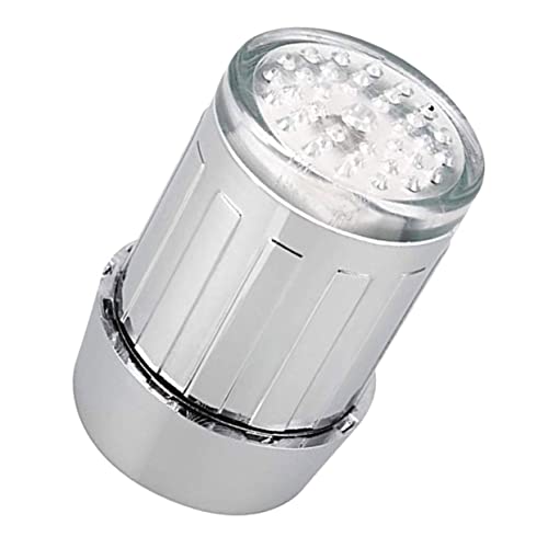 Operitacx LED Farbwechsel Wasserhahnaufsatz mit Temperaturkontrolle Schwenkbarer Sprudler aus Korrosionsbeständigem Einfache Installation für Küche und Bad Schutz vor Verbrühungen Inklusive von Operitacx