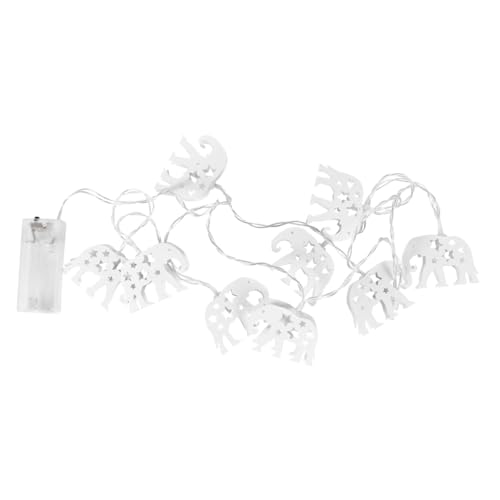 Operitacx LED Lichterkette Elefant Hängend Dekorative Lichter für Garten und Schlafzimmer Energieeffiziente Beleuchtung 10 Leds Niederspannung Installieren von Operitacx