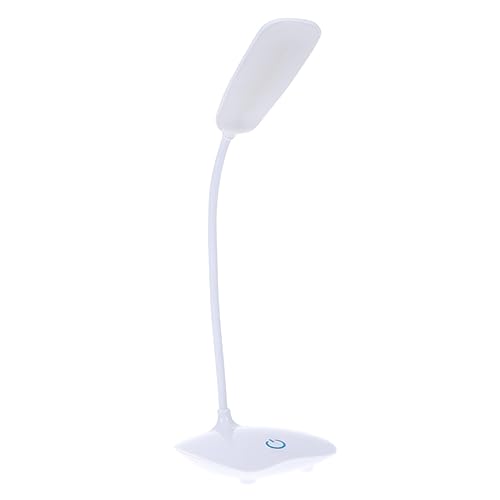 Operitacx LED Tischlampe mit Touch Sensor und Helligkeitsmodi Augenschutz Nachttischlampe für Dimmbar Energiesparend Vielseitig Einsetzbar Weiß von Operitacx