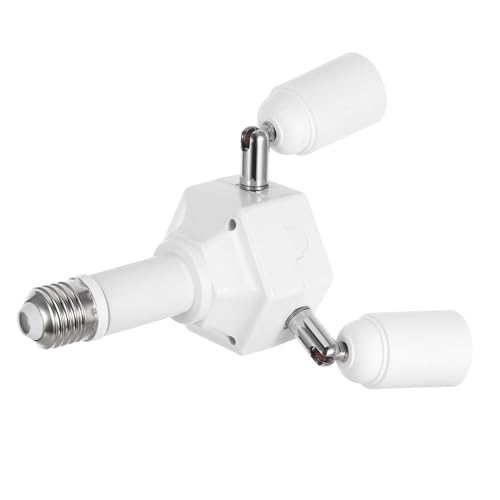 Operitacx Lampenfassung Drehbar Lampensockel Verteiler Fach Lampenhalter Adapter Für Tischlampe Zuhause Büro Industrie von Operitacx