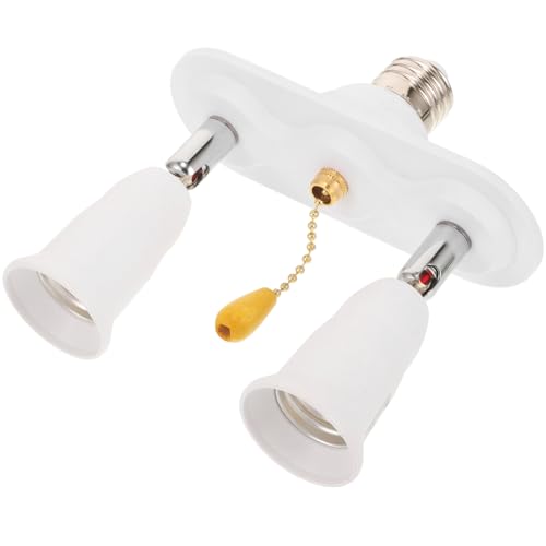 Operitacx Lampenfassung Splitter Adapter mit Schalter Praktischer Fassung Adapter für LED Birnen Einfache Installation Flammhemmendes Material für Dunkle Räume Operitacx Lampenfassung Splitter Adapter mit Schalter Praktischer Fassung Adapter für LED Birnen Einfache Installation Flammhemmendes Material für Dunkle Räume von Operitacx