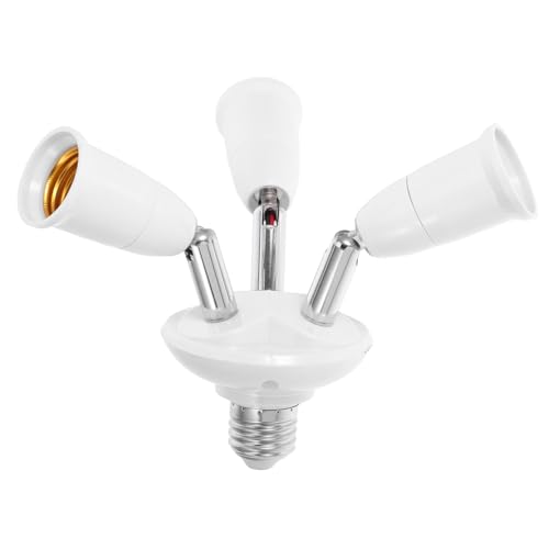 Operitacx Lampenfassung Verlängerung Adapter Fach Verstellbar und Hitzebeständig für Deckenlampen und Lampenhalter Innen Außen Geeignet mit Flexiblen Winkeln von Operitacx