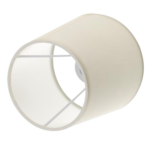 Operitacx Lampenschirm Deckenleuchte Lampenschirm Cremefarbener Pendelleuchten Robuster Metallrahmen für Wohnzimmer Schlafzimmer Wandlampe von Operitacx