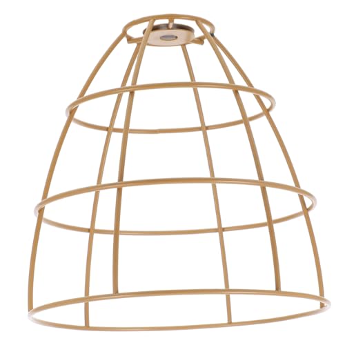 Operitacx Lampenschirm Eisen Diy Drum Ring Lampenschirmhalter Handgefertigter Deko für Kronleuchter Geeignet für Verschiedene Einrichtungsstile von Operitacx