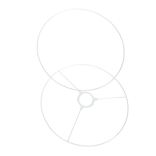 Operitacx Lampenschirmhalter aus Robustem Eisen Korrosionsbeständig Langlebig Einfacher DIY Lampenschirm Ring für Tischlampen Kompatibel mit Meisten Lampenschirmen Leicht zu Montieren von Operitacx