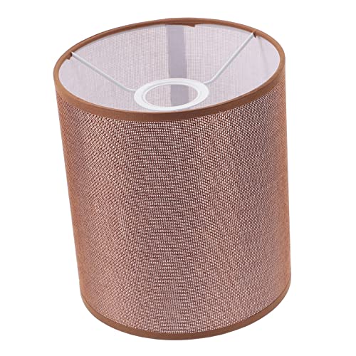 Operitacx Leinen Lampenschirm Ersatz Ø Runde Lichtdurchlässige Abdeckung für Tisch Stehlampen Wandlampen Langlebiger Lampenschirm aus Robustem Material Einfache Montage Vielseitig von Operitacx