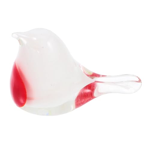 Operitacx Dekorative Vögel Rotbauch Glas Figur Kristall Ornament Home Decor von Operitacx