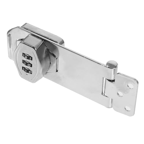 Operitacx Mechanisches Zahlenschloss mit Basis Schlüsselloses Kombinationsschloss für Schrank Schublade Sicherheitsschloss mit Verstellbarem Passwort Einfache Montage Silberfarben Operitacx Mechanisches Zahlenschloss mit Basis Schlüsselloses Kombinationsschloss für Schrank Schublade Sicherheitsschloss mit Verstellbarem Passwort Einfache Montage Silberfarben von Operitacx