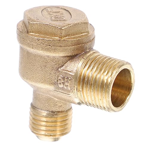 Operitacx Messing Rückschlagventil Luftkompressor Check Valve mit Gewinde Langlebiges Pneumatikzubehör für Kompressor Einfache Montage Ersatzteil für Öl Freie Kolbenpumpe Operitacx Messing Rückschlagventil Luftkompressor Check Valve mit Gewinde Langlebiges Pneumatikzubehör für Kompressor Einfache Montage Ersatzteil für Öl Freie Kolbenpumpe von Operitacx