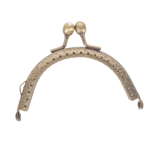 Operitacx Metallverschluss für Geldbörsen Stabiler und Leichter Handtaschenverschluss mit Einfachem Design für DIY Projekte und Austausch Abgenutzter Taschenhenkel Halbrunder Kussverschluss Operitacx Metallverschluss für Geldbörsen Stabiler und Leichter Handtaschenverschluss mit Einfachem Design für DIY Projekte und Austausch Abgenutzter Taschenhenkel Halbrunder Kussverschluss von Operitacx