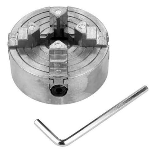 Operitacx Mini Drehfutter aus Zinklegierung Manuelles Spannfutter Selbstzentrierend Präzises Metallspannfutter für Drehbänke DIY Werkzeuge Geeignet für Mechanische Bearbeitung von Operitacx