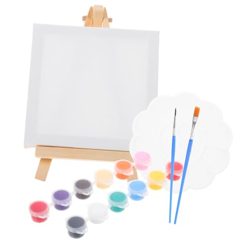 Operitacx Miniatur Staffelei Set mit Holz Display Ständer Mini Leinwand Staffelei für Acrylmalerei Leicht Kompakt Sicher für Anfänger Kunstunterricht DIY Kunsthandwerk Operitacx Miniatur Staffelei Set mit Holz Display Ständer Mini Leinwand Staffelei für Acrylmalerei Leicht Kompakt Sicher für Anfänger Kunstunterricht DIY Kunsthandwerk von Operitacx