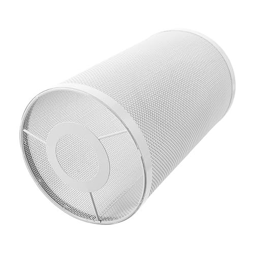 Operitacx Moderner Lampenschirm Robustem Eisen Geometrisch Hollowed Design Weißer Lampenschirm Ersatz für Stehlampen Deckenlampen und Wandleuchten Vielseitig Einsetzbar Einfache Montage von Operitacx