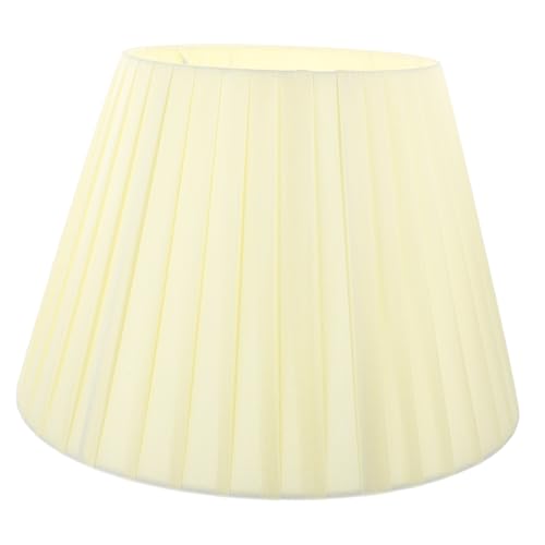 Operitacx Moderner Lampenschirm aus Stoff Plissierter Lampenschirm für Tischlampe und Stehlampe Lichtstreuend Leicht Installierbar für Schlafzimmer und Wohnzimmer Dekorativ und von Operitacx