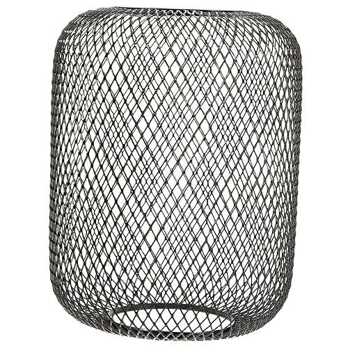 Operitacx Moderner Metall Lampenschirm mit Mesh Design Schwarzer Eisen Draht Kronleuchter Abdeckung Schmaler Deckenlampenschirm für Wohnzimmer Schlafzimmer und Indoor Pendelleuchte Einfach Operitacx Moderner Metall Lampenschirm mit Mesh Design Schwarzer Eisen Draht Kronleuchter Abdeckung Schmaler Deckenlampenschirm für Wohnzimmer Schlafzimmer und Indoor Pendelleuchte Einfach von Operitacx