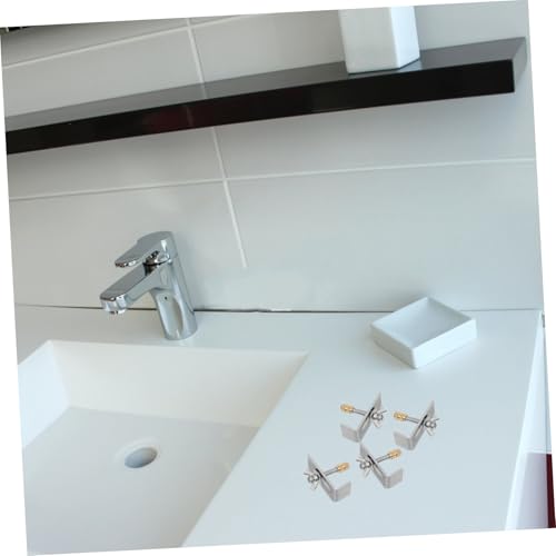 Operitacx Montageclips für Unterbau Spüle Robustes Befestigungszubehör Einfache Installation ohne Bohren Korrosionsbeständig Teiliges für Küchen und Badezimmerwaschbecken von Operitacx