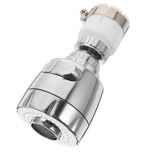 Operitacx Multifunktionaler Wasserhahn Aerator mit Adapter Verchromt Einstellbare Sprühmodi Wassersparender Einfach zu Montierender Küchen und Badfilter aus Abs und Operitacx Multifunktionaler Wasserhahn Aerator mit Adapter Verchromt Einstellbare Sprühmodi Wassersparender Einfach zu Montierender Küchen und Badfilter aus Abs und von Operitacx