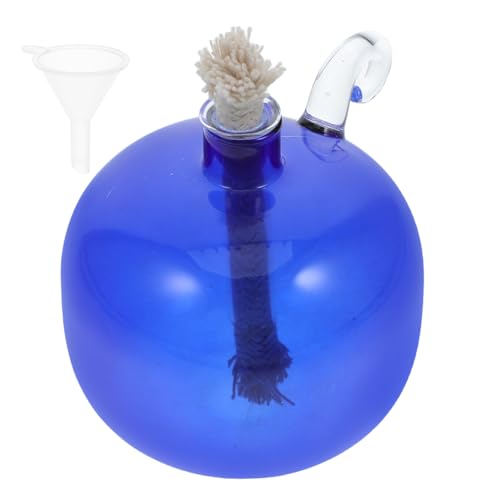 Operitacx Nachfüllbare Kleine Glas Öllampe für Innenräume Klare Runde Wiederverwendbare Petroleumlampe mit Docht Elegant Stilvoll für Esszimmer Restaurants und Gemütliche Wohnatmosphäre Operitacx Nachfüllbare Kleine Glas Öllampe für Innenräume Klare Runde Wiederverwendbare Petroleumlampe mit Docht Elegant Stilvoll für Esszimmer Restaurants und Gemütliche Wohnatmosphäre von Operitacx