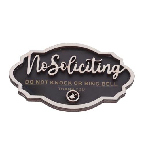 Operitacx No Soliciting Türschild aus Langlebigem Material Stilvolles Design Klare Nicht Klingeln oder Schützt Privatsphäre von Haus Büro und Geschäft Wetterbeständig und Elegant Operitacx No Soliciting Türschild aus Langlebigem Material Stilvolles Design Klare Nicht Klingeln oder Schützt Privatsphäre von Haus Büro und Geschäft Wetterbeständig und Elegant von Operitacx