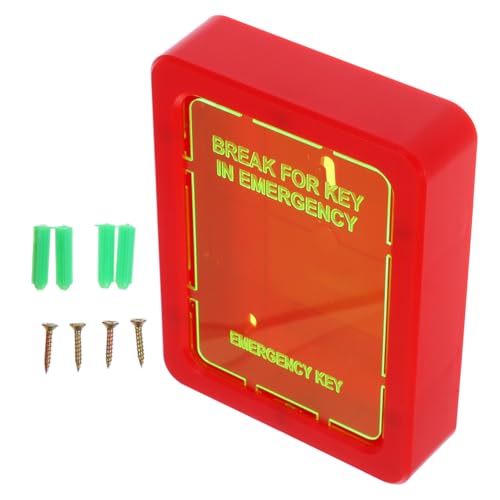 Operitacx Notfall Schlüsselbox mit Schlüsselverschluss Wandmontage Mehrzweck Schlüssel und Kartenaufbewahrung Sicherer Notfall Schlüsselsafe für Haus Büro von Operitacx